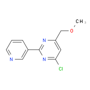 4-Chloro-6-(methoxymethyl)-2-(pyridin-3-yl)pyrimidine 339279-00-4